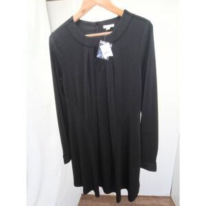 NWT, CATO long sleeve black mini dress. Size medium